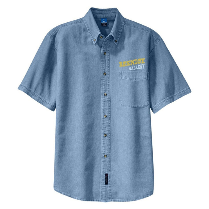 State Fairs Washed Denim Button-Up Shirt