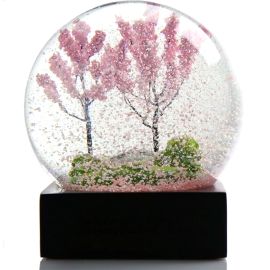 Cherry Blossom Snow Globe